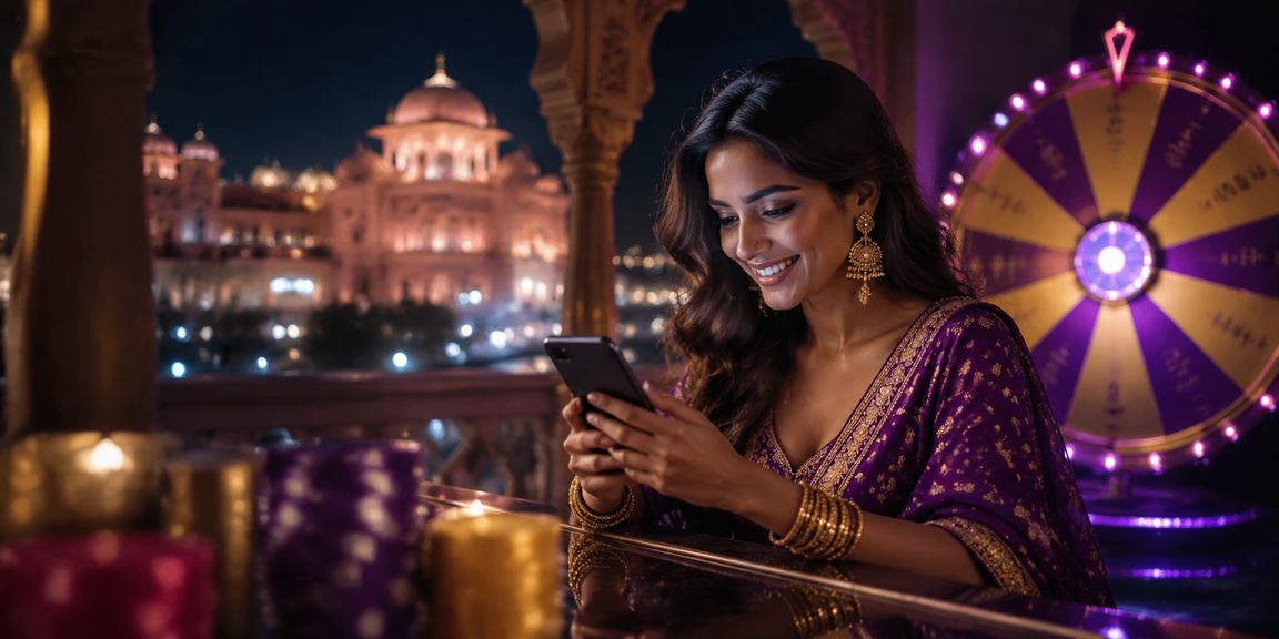 Player enjoying online roulette game on mobile
